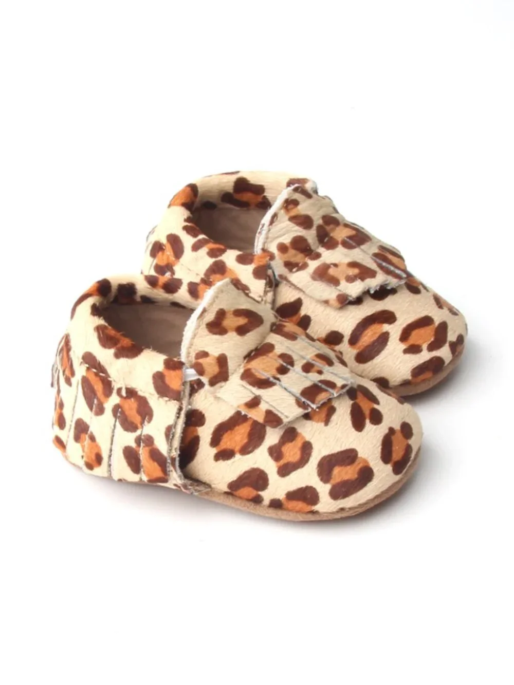 5 Pair Bundle Leopard Baby Mary Janes Anti-Slip baby moccasins, Baby Shoes